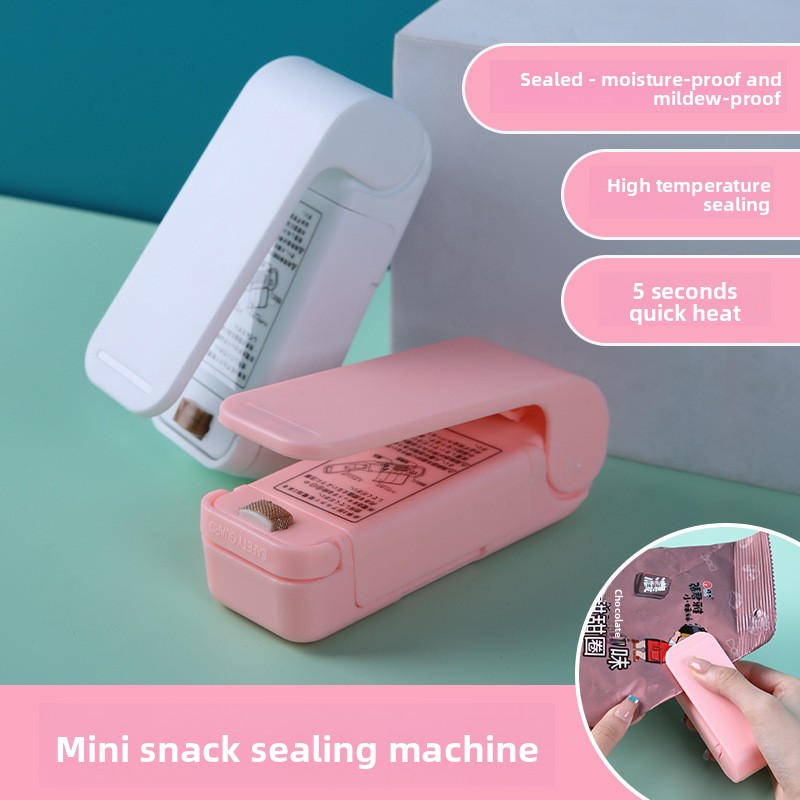 Food Packed Snacks - ポータブルミニ真空シーラーマシン、家庭用プラスチックバッグ鮮度保持、防湿スナックパック用フードシーラー
