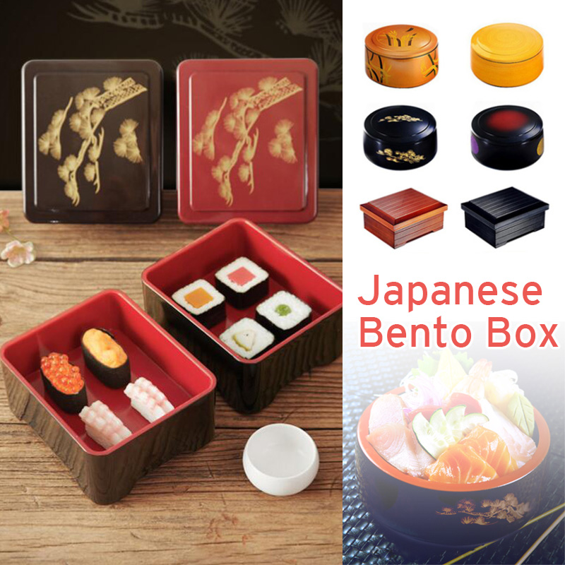 Food Snacks Healthy - ふた付き和風弁当箱,米,寿司,スナック,ランチ,ヘルシーな食事,準備,樹脂,ウナギ用の食品容器