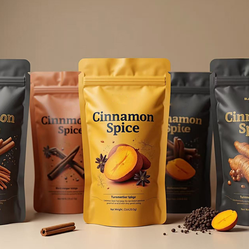 Food Lovers Snacks - カスタマイズ印刷マイラージッパーバッグ、ナッツ、スパイス、スナック、アルミホイルバッグの冷蔵包装用