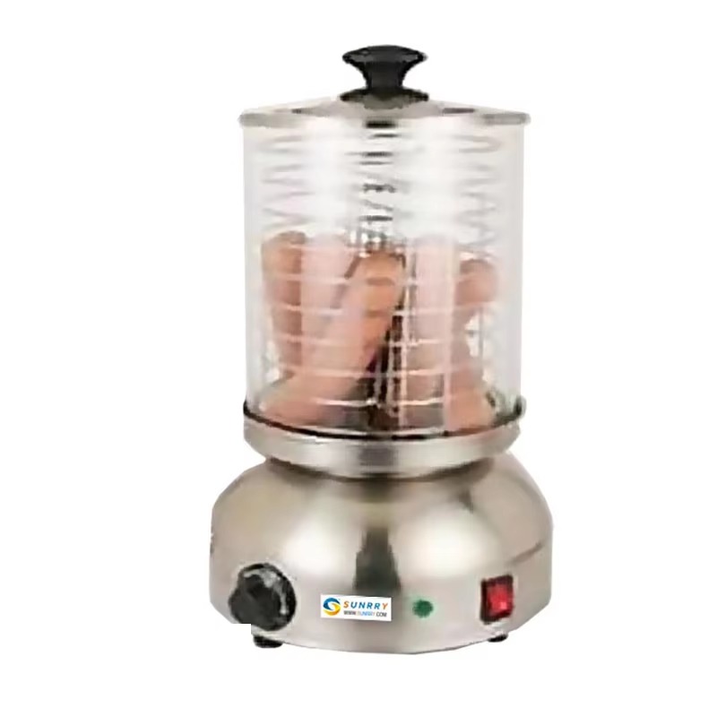 Food Snacks Making Machine - 業務用自動ホットドッグ製造機 ホットドッググリル蒸し器 スナックバー、屋台、商業ケータリング向け
