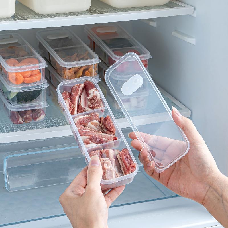 積み重ね可能な冷蔵庫・冷凍庫用オーガナイザー 1個入り 正方 - Food Packed Snacks のレビューと価格