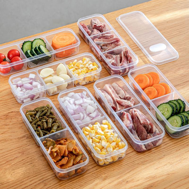 積み重ね可能な冷蔵庫・冷凍庫用オーガナイザー 1個入り 正方 - Food Packed Snacks のレビューと価格