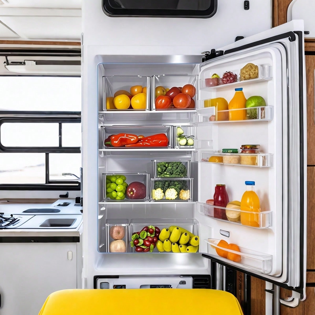 7個/14個セットの積み重ね可能な冷蔵庫用収納ボックス（蓋付 - Food Packed Snacks のレビューと価格