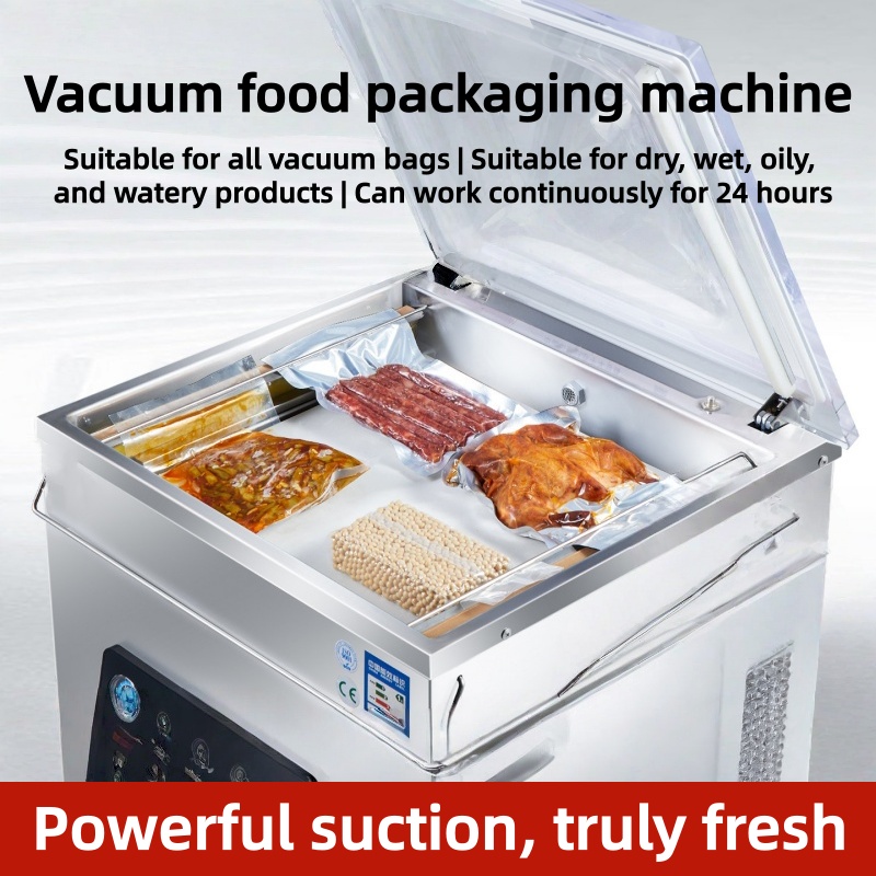 日付印字機能付き真空包装機、ステンレス製食品真空シーラー（肉 - Food Packed Snacks のレビューと価格
