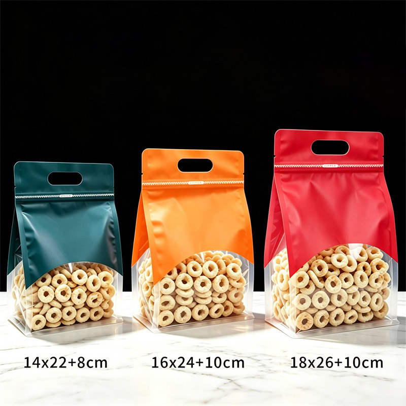 50枚入り透明ハンドヘルドシールバッグ、穀物、スナック、コー - Logo Food Snack のレビューと価格