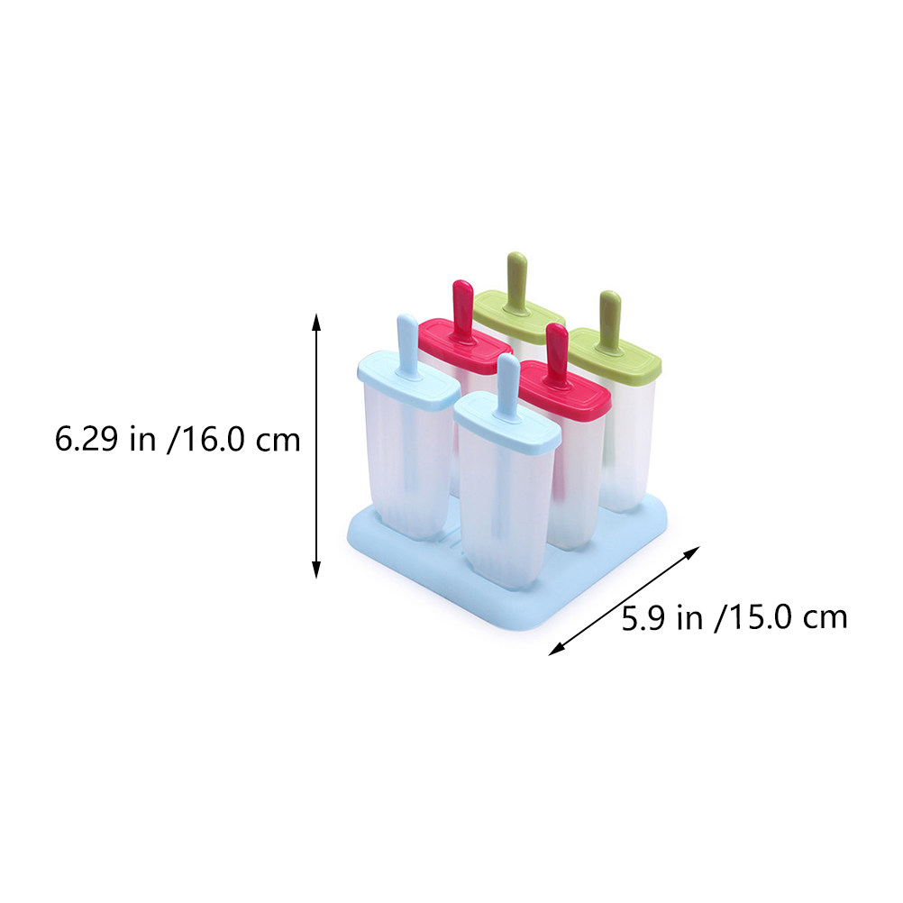 6個取りプレミアムアイスキャンディー型 食品グレードプラスチ - Food Snacks Healthy のレビューと価格