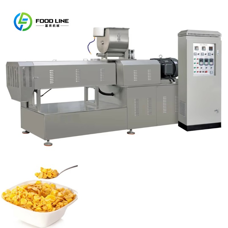 カスタマイズ可能な二軸押出機によるパフコーンスナック＆チップ - Food Snacks Making Machine のレビューと価格