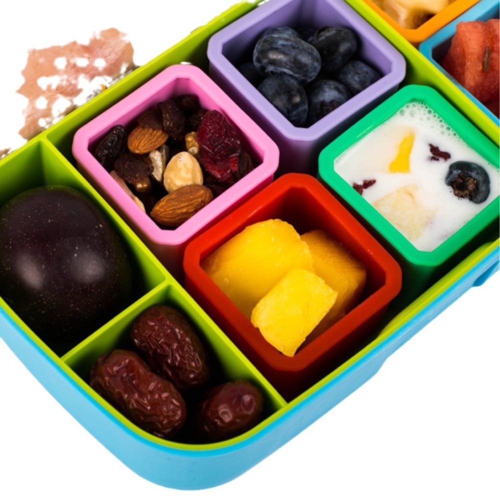 1/3 個実用的なシリコーン食品配電ボックス赤/ピンク/紫/ - Food Snacks Distribution のレビューと価格