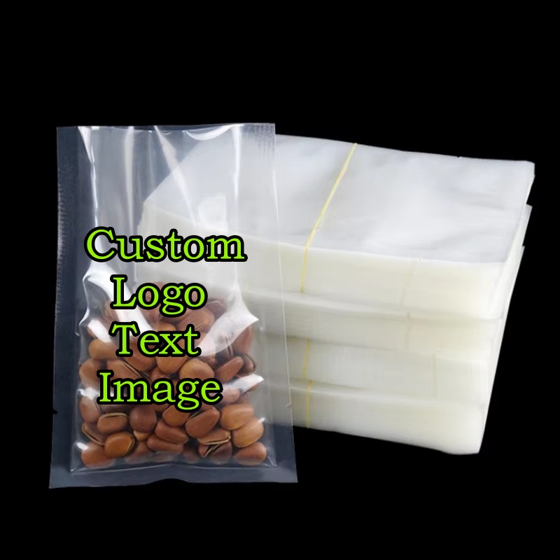 100枚入り オープンタイプ 透明 真空プラスチックバッグ  - Logo Food Snack のレビューと価格