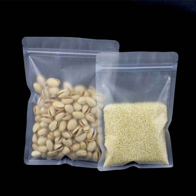 100 個のつや消しプラスチックジップロック包装袋 DIY  - Logo Food Snack のレビューと価格