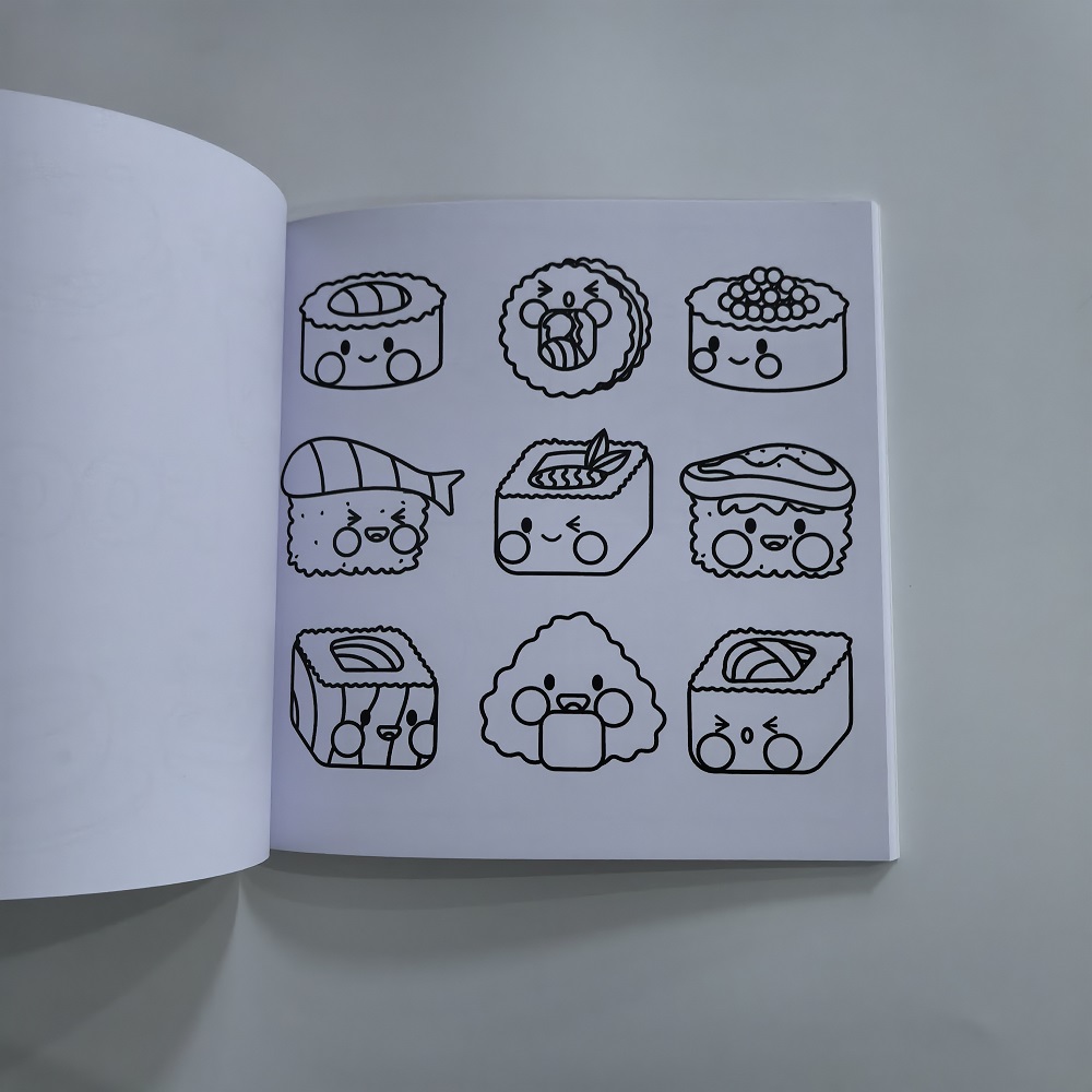 食品、飲み物、お菓子 大人向けの簡単な大胆な塗り絵 かわいい - Food Snacks Coloring Book のレビューと価格