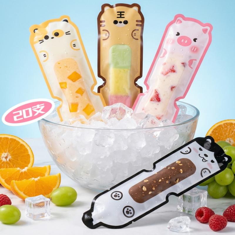 20 個のかわいい漫画 DIY アイスキャンディーバッグ漏れ - Food Snacks Healthy のレビューと価格