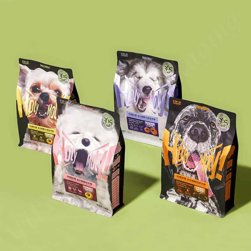 八角形の密封アルミ箔カスタム印刷ジッパーバッグ（猫用フード、 - Food Lovers Snacks のレビューと価格