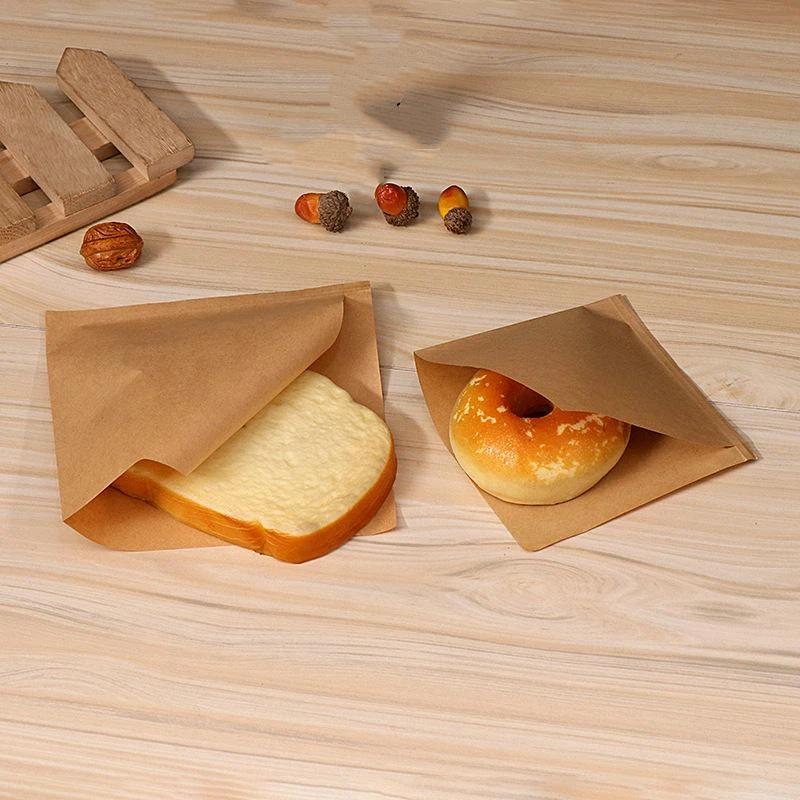 [新品] 100 個耐油紙袋食品安全素材耐油性ベーカリー包装 - Food Packed Snacks のレビューと価格