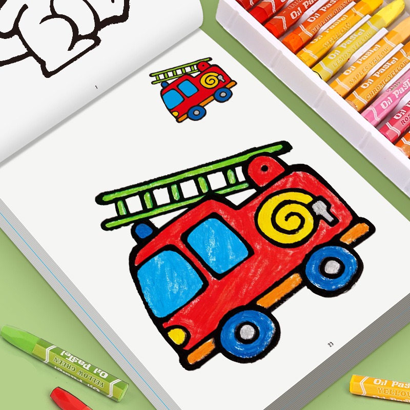 子供向けお絵かきブック、カラーケース付き、落書き風の漫画の動 - Food Snacks Coloring Book のレビューと価格