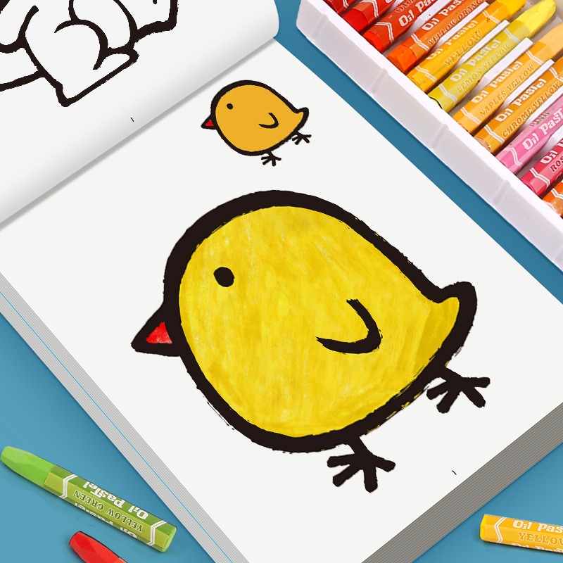子供向けお絵かきブック、カラーケース付き、落書き風の漫画の動 - Food Snacks Coloring Book のレビューと価格