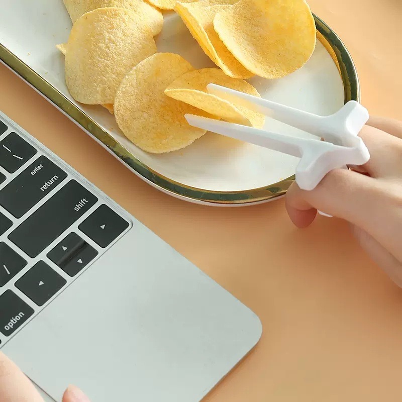 1PC 怠け者用箸 ゲームをする、おやつを食べる、ブラシをク - Snacks Food Video のレビューと価格
